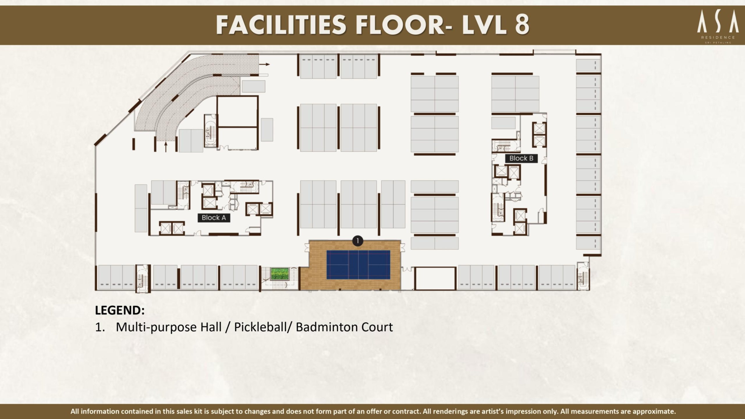 ASA Residence facilities floor plan